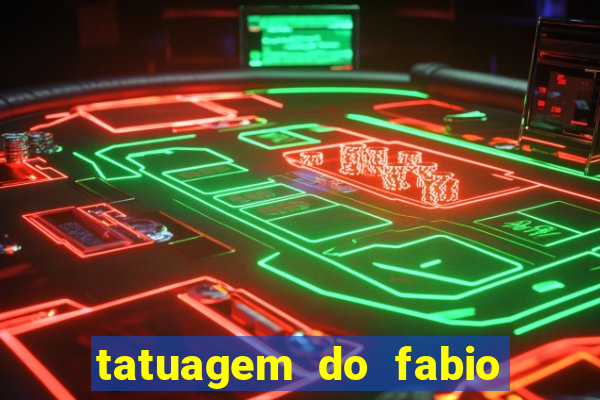 tatuagem do fabio goleiro do cruzeiro