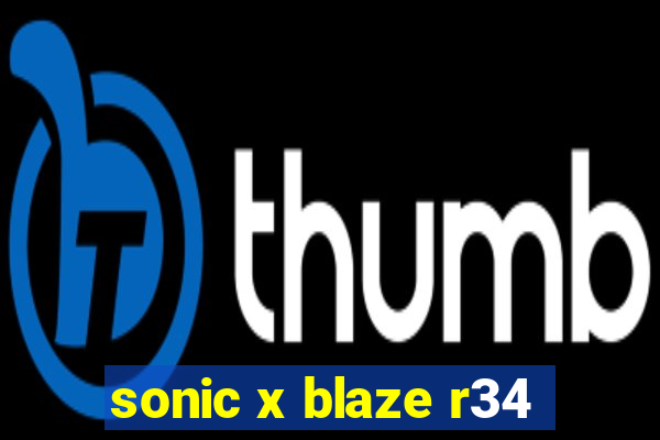 sonic x blaze r34