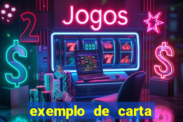 exemplo de carta aberta vestibular