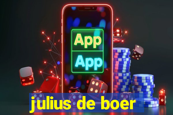 julius de boer