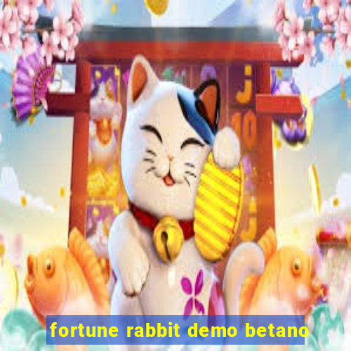 fortune rabbit demo betano