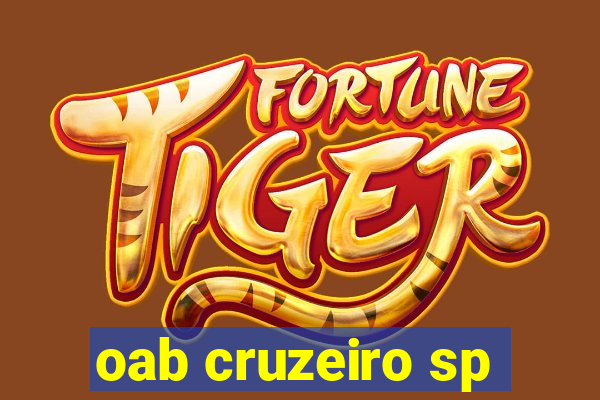 oab cruzeiro sp