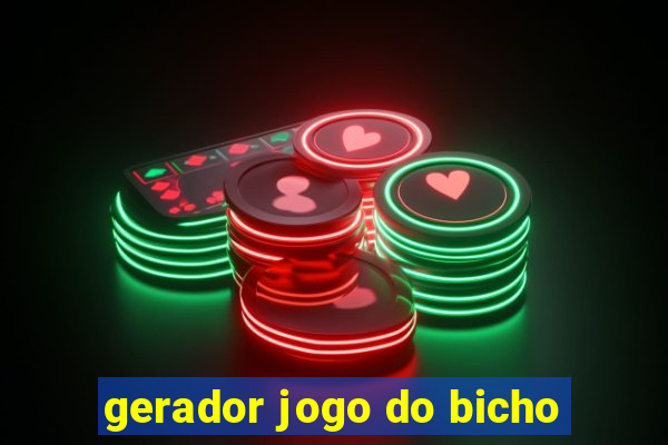 gerador jogo do bicho