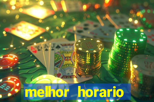 melhor horario fortune rabbit
