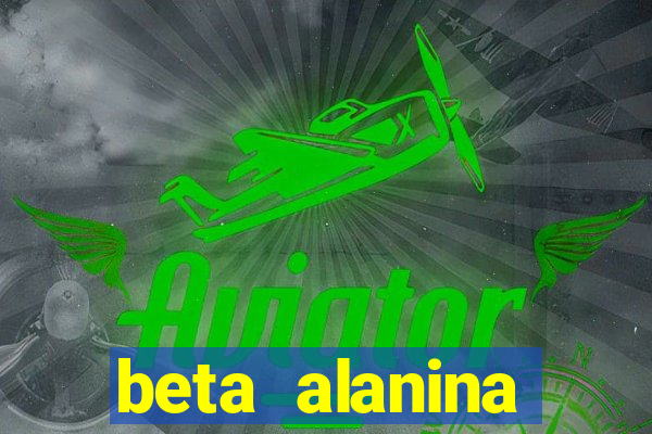 beta alanina aumenta a pressao