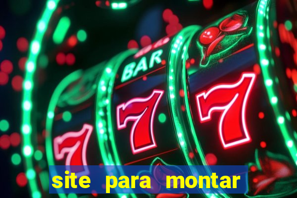 site para montar time de futebol