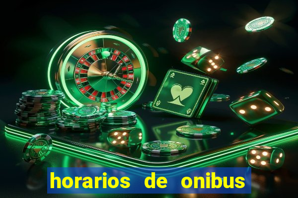 horarios de onibus cassino cidade nova