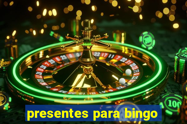 presentes para bingo