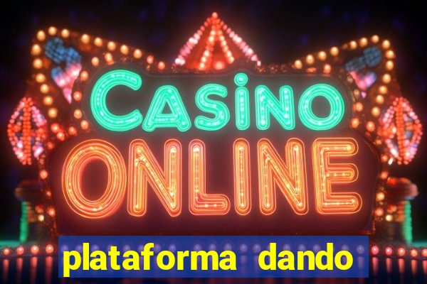 plataforma dando bonus de cadastro