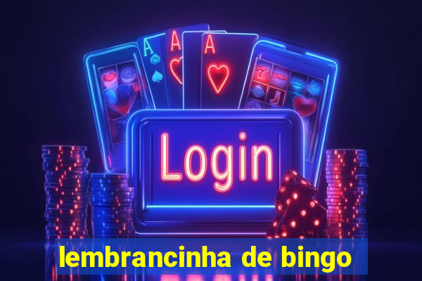 lembrancinha de bingo