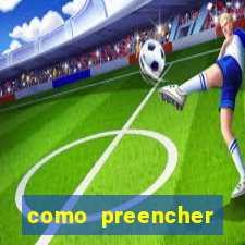como preencher recibo de pagamento
