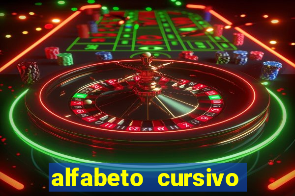 alfabeto cursivo pontilhado para imprimir pdf