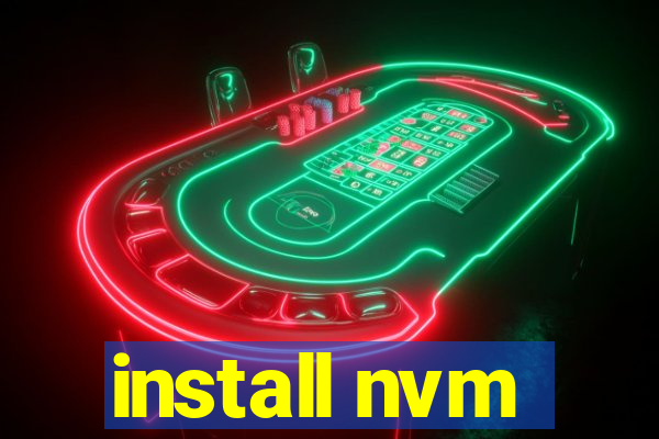 install nvm