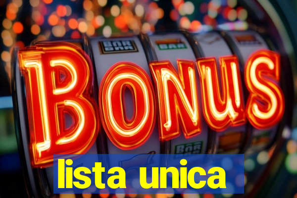 lista unica